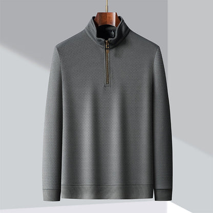 Pull en soie élégant pour hommes, raffiné et confortable, parfait pour l’automne et l’hiver.