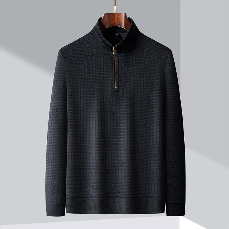 Pull en soie élégant pour hommes, raffiné et confortable, parfait pour l’automne et l’hiver.